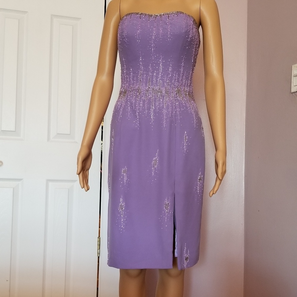 Timeless beaded cocktail dress